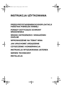 Instrukcja Whirlpool ARC 2170W Chłodziarka do wina