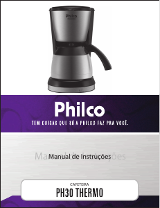 Manual Philco PH30 Thermo Máquina de café