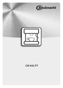Руководство Bauknecht CM 945 PT Кофе-машина