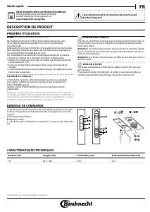 Mode d’emploi Bauknecht B CT 63F LS X Hotte aspirante