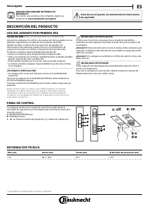 Manual de uso Bauknecht B CT 63F LS X Campana extractora