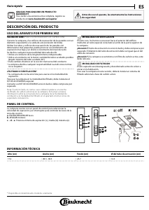 Manual de uso Bauknecht B CT 63F LY X Campana extractora