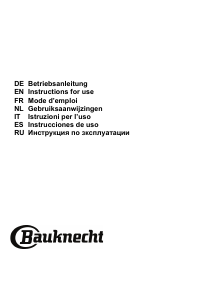 Mode d’emploi Bauknecht DBAH 65 LM X Hotte aspirante