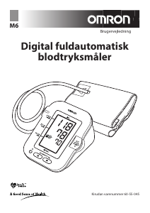 Brugsanvisning Omron M6 Blodtryksmåler