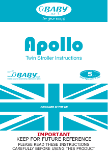 Manual OBaby Apollo Stroller