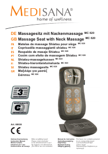 Bedienungsanleitung Medisana MC 820 Massagegerät