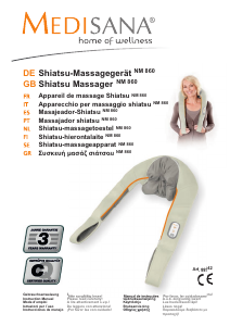 Bedienungsanleitung Medisana NM 860 Massagegerät