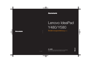 Bedienungsanleitung Lenovo IdeaPad Y580 Notebook