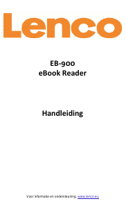 Handleiding Lenco EB-900 E-reader