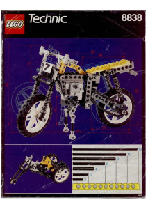 Manual de uso Lego set 8838 Technic Motocicleta