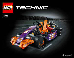 Manuál Lego set 42048 Technic Závodní autokára