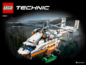 Manuale Lego set 42052 Technic Elicottero da carico