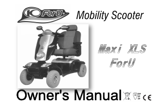 Handleiding Kymco Maxi XLS ForU Scootmobiel