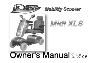 Manual Kymco Midi XLS ForU Mobility Scooter