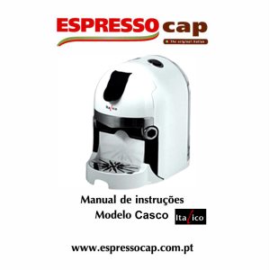 Manual Italico Casco Máquina de café expresso