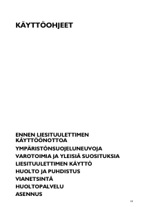 Käyttöohje Bauknecht DKE 5361 WS Liesituuletin