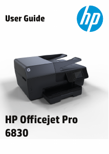 Handleiding HP OfficeJet Pro 6830 Multifunctional printer