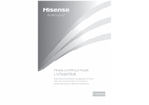 Mode d’emploi Hisense FV244N4AW1 Congélateur