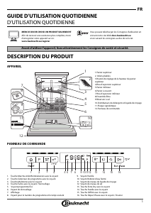 Mode d’emploi Bauknecht BBO 3T332 X Lave-vaisselle