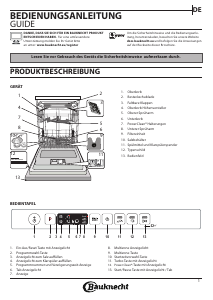 Bedienungsanleitung Bauknecht BCIC 3T333 PFE Geschirrspüler