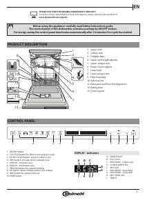 Manual Bauknecht BCIF 5O41 PLEGTS Dishwasher