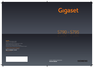 Bedienungsanleitung Gigaset S795 Schnurlose telefon