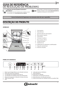 Manual Bauknecht BCIO 3C33 EC Máquina de lavar louça