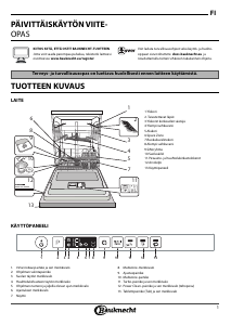 Käyttöohje Bauknecht BCIO 3O239 PTE Astianpesukone