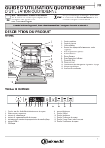 Mode d’emploi Bauknecht BCIO 3O33 DEL Lave-vaisselle