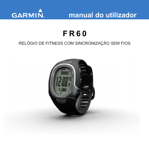 Manual Garmin FR60 Relógio desportivo