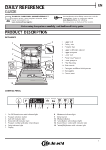Handleiding Bauknecht BCIO 3O33 DEL Vaatwasser