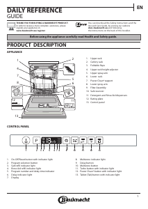Manual Bauknecht BCIO 3O33 DELS Dishwasher