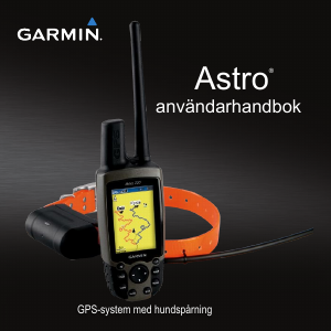 Bruksanvisning Garmin Astro Handhållen navigation
