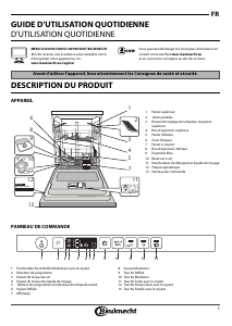 Mode d’emploi Bauknecht BCIO 3T121 PE Lave-vaisselle