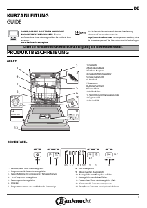 Εγχειρίδιο Bauknecht BFC 3C26 PF A Πλυντήριο πιάτων