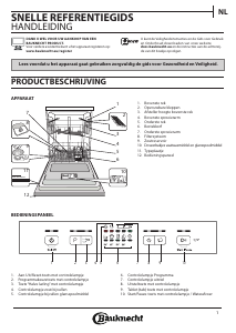 Handleiding Bauknecht BFE 2B19 Vaatwasser