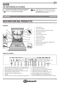 Manual de uso Bauknecht BFO 3C33 P 6.5 X Lavavajillas