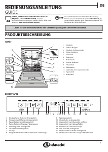 Bedienungsanleitung Bauknecht BFO 3T323 P6.5M X Geschirrspüler