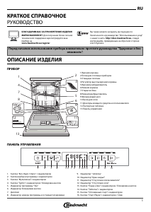 Руководство Bauknecht BFO 3T333 DLM X Посудомоечная машина