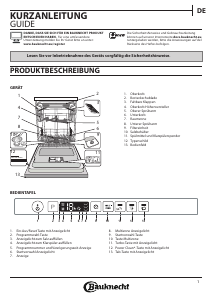 كتيب Bauknecht BIC 3C26 PF غسالة صحون