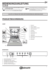 Bedienungsanleitung Bauknecht BIE 2B19 Geschirrspüler