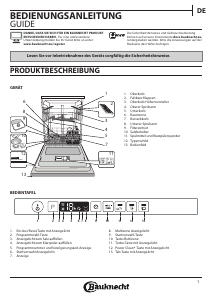 Bedienungsanleitung Bauknecht BIO 3T323 PE6.5M Geschirrspüler