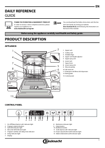 Manual Bauknecht BIO 3T333 DELM Dishwasher