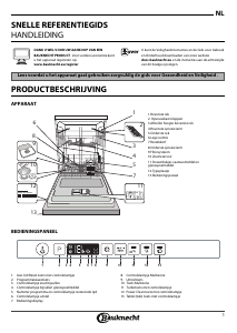 Handleiding Bauknecht BKCIC 3C26 P Vaatwasser