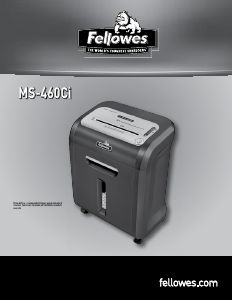 Manuale Fellowes MS-460Ci Distruggidocumenti