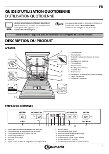 Mode d’emploi Bauknecht BKFC 3C26 Lave-vaisselle