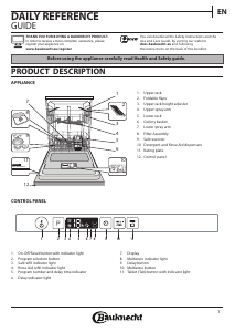 Manual Bauknecht BKIC 3C32 C S Dishwasher