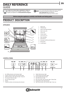 Manual Bauknecht BKUC 3C32 X C Dishwasher