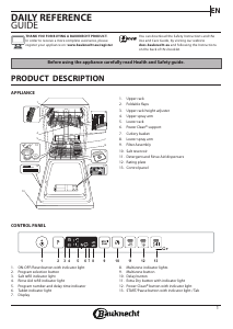 Manual Bauknecht BSIO 3T223 PE X Dishwasher