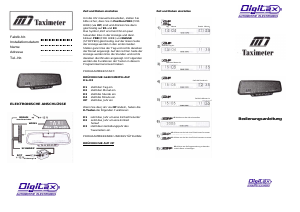 Bedienungsanleitung Digitax M1 Taxameter